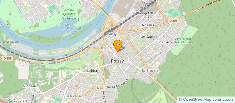 localisation de l'entreprise MONSIEUR YERKO RAMIREZ  POISSY