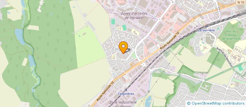 localisation de l'entreprise MONSIEUR YERO DIALLO  COIGNIERES