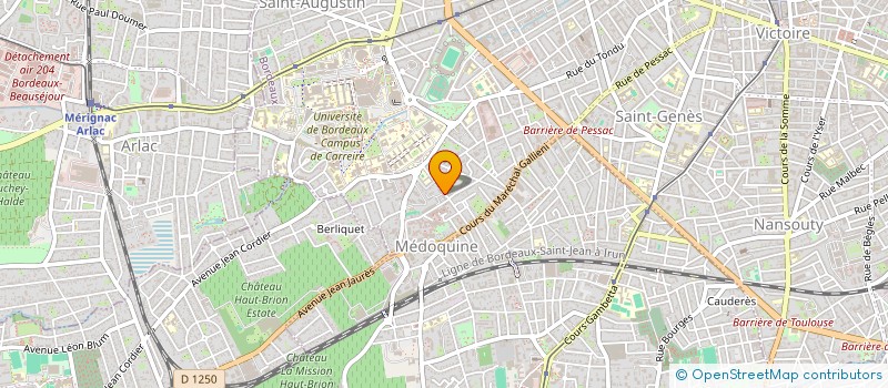 localisation de l'entreprise MONSIEUR YERO DIOP  BORDEAUX