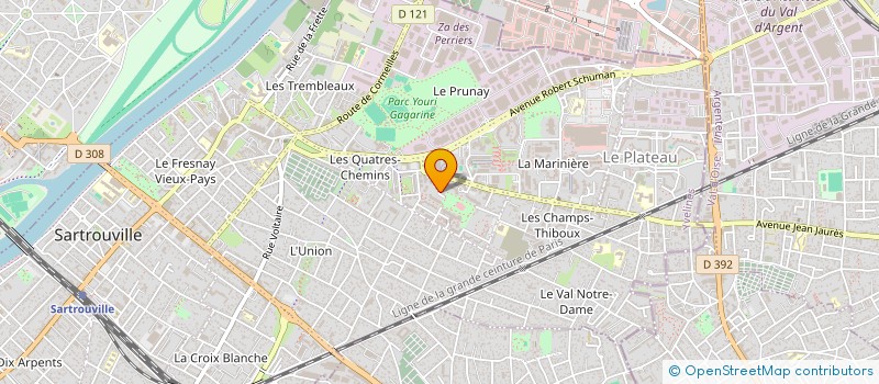 localisation de l'entreprise MONSIEUR YERO DJIBY à SARTROUVILLE