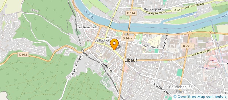 localisation de l'entreprise MONSIEUR YERO NDIAYE  ELBEUF