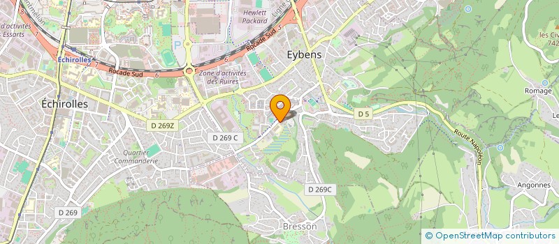 localisation de l'entreprise MONSIEUR YES ABBAS  EYBENS