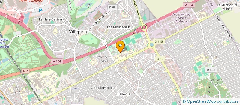 localisation de l'entreprise MONSIEUR YES GOGUEY à VILLEPINTE