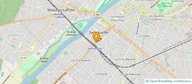 localisation de l'entreprise MONSIEUR YESSER SALEH IBRAHIM  SARTROUVILLE