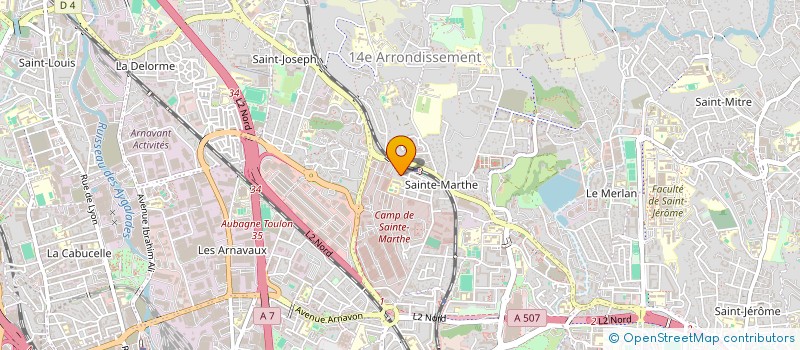 localisation de l'entreprise MONSIEUR YESSINE BERRIRI  MARSEILLE