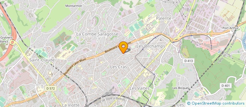 localisation de l'entreprise MONSIEUR YEUNG YUEN à BESANCON