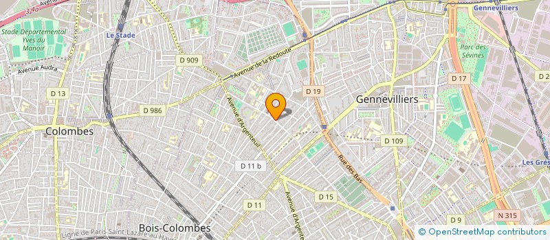 localisation de l'entreprise MONSIEUR YEVHEN CHERNYKH  ASNIERES-SUR-SEINE