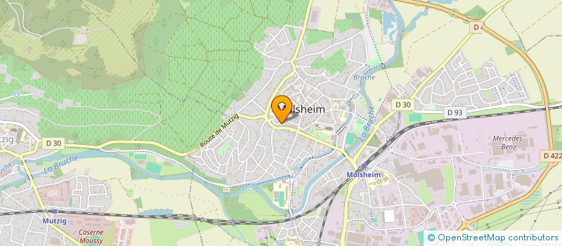 localisation de l'entreprise MONSIEUR YEVHENII MOROZ  MOLSHEIM