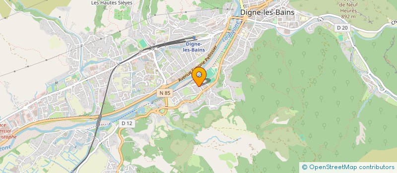 localisation de l'entreprise MONSIEUR YEVHENII SHLAPAK à DIGNE-LES-BAINS