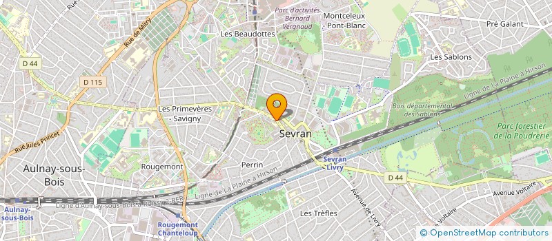 localisation de l'entreprise MONSIEUR YEVHENIY USTYMENKO à SEVRAN