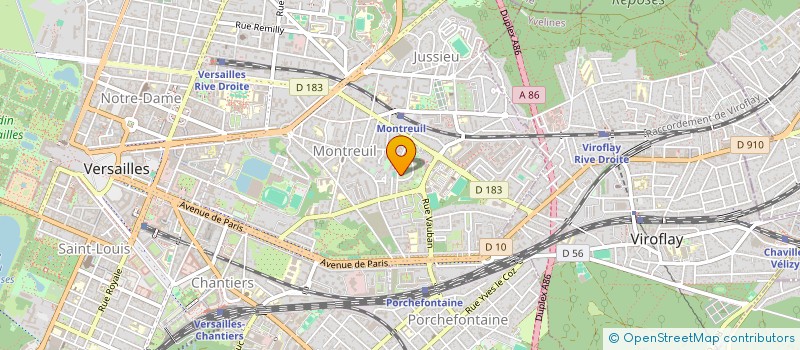 localisation de l'entreprise MONSIEUR YEVHENIY VOLOSHYN à VERSAILLES