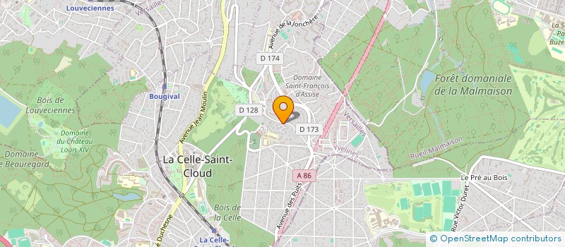 localisation de l'entreprise MONSIEUR YHOUDA MOATTY  LA CELLE-SAINT-CLOUD