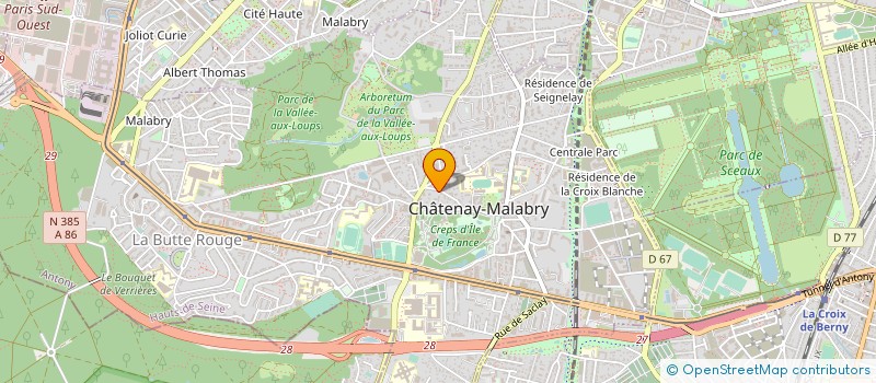 localisation de l'entreprise MONSIEUR YI CHEN à CHATENAY-MALABRY