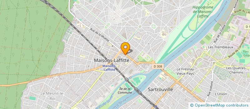 localisation de l'entreprise MONSIEUR YI JIN LIN à MAISONS-LAFFITTE