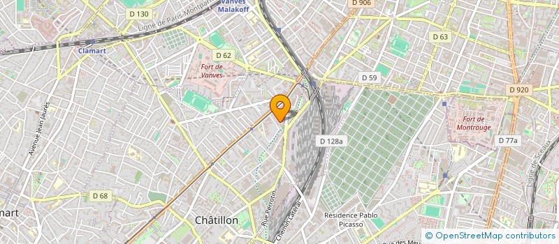 localisation de l'entreprise MONSIEUR YI LUAN  CHATILLON