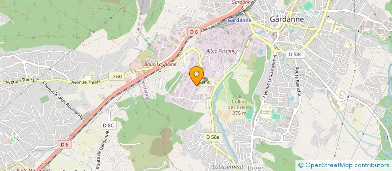 localisation de l'entreprise MONSIEUR YI ZHANG à GARDANNE