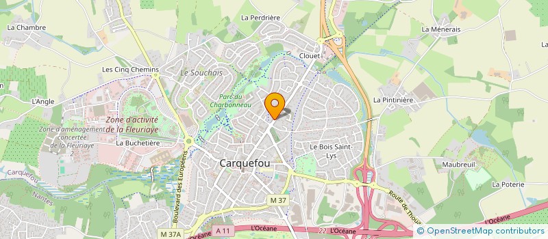 localisation de l'entreprise MONSIEUR YI ZHAO à CARQUEFOU