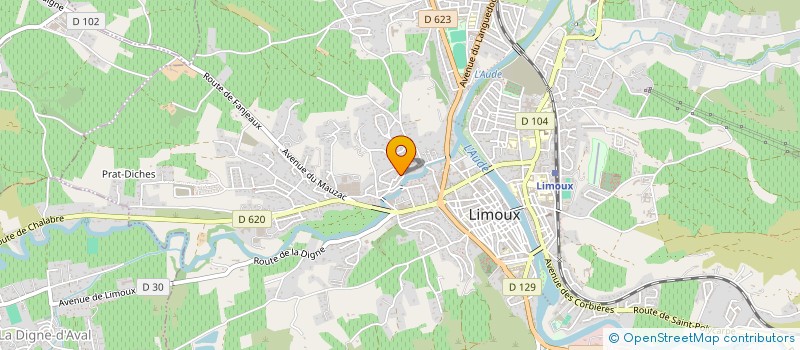localisation de l'entreprise MONSIEUR YIGAEL COQUEL à LIMOUX