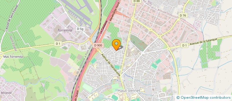 localisation de l'entreprise MONSIEUR YIGITHAN YALCIN  PERPIGNAN