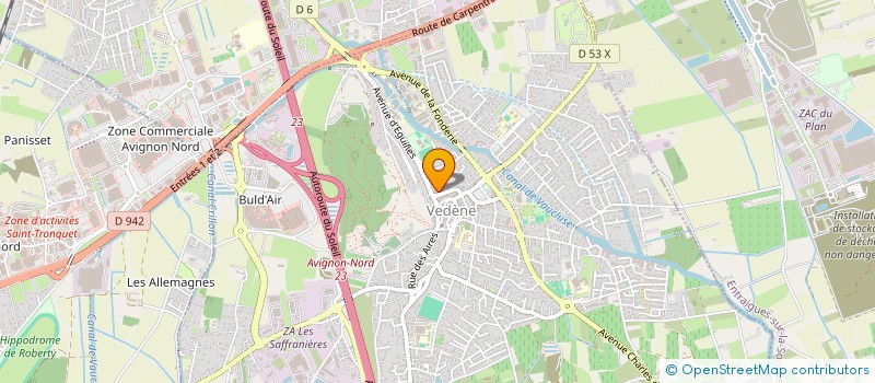 localisation de l'entreprise MONSIEUR YILMAS DEGERMENCI à VEDENE