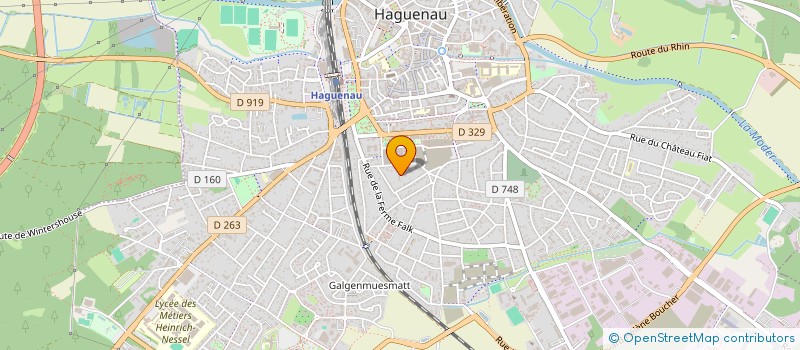 localisation de l'entreprise MONSIEUR YILMAZ AKTAS  HAGUENAU