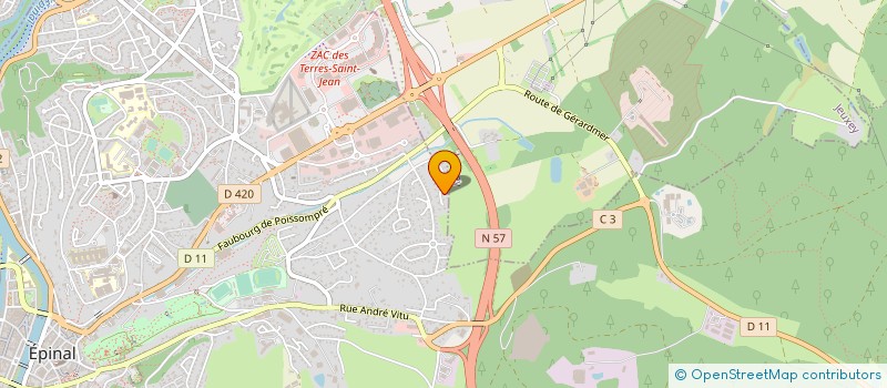 localisation de l'entreprise MONSIEUR YILMAZ BAYRAM à EPINAL