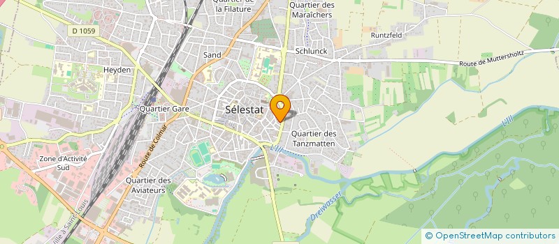 localisation de l'entreprise MONSIEUR YILMAZ CALIK  SELESTAT