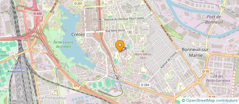 localisation de l'entreprise MONSIEUR YILMAZ DEMIREZEN  CRETEIL