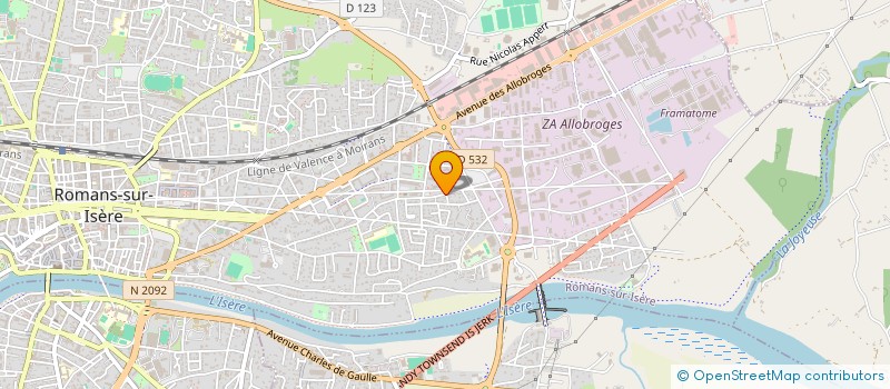 localisation de l'entreprise MONSIEUR YILMAZ GUZEL à ROMANS-SUR-ISERE