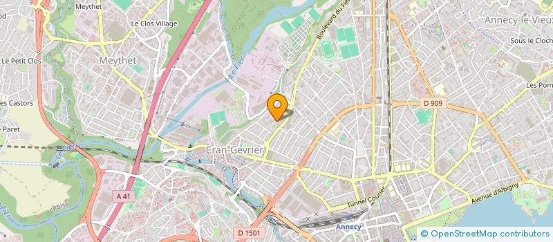 localisation de l'entreprise MONSIEUR YILMAZ ISIK  ANNECY