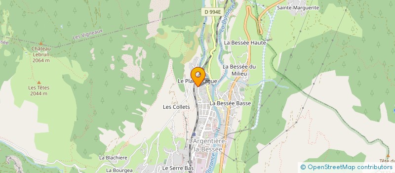 localisation de l'entreprise MONSIEUR YILMAZ KOKSAL à L'ARGENTIERE-LA-BESSEE