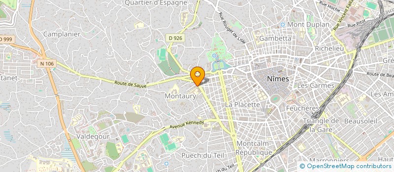 localisation de l'entreprise MONSIEUR YILMAZ OGUZ  NIMES