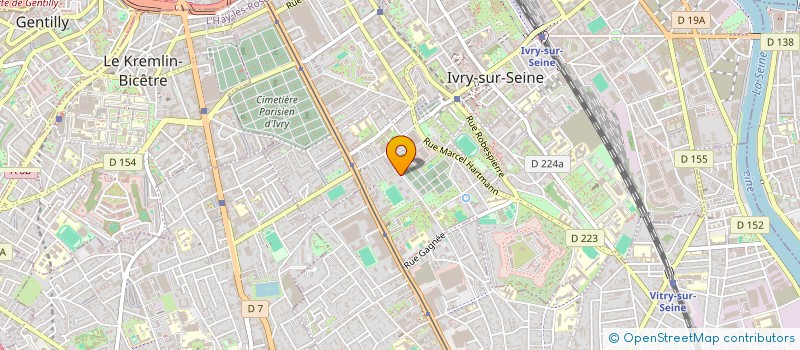 localisation de l'entreprise MONSIEUR YIMING JIANG  IVRY-SUR-SEINE