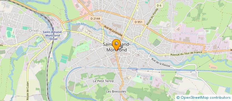 localisation de l'entreprise MONSIEUR YINSIU CAI  SAINT-AMAND-MONTROND