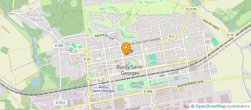 localisation de l'entreprise MONSIEUR YIQING LIU  BUSSY-SAINT-GEORGES