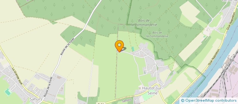 localisation de l'entreprise MONSIEUR YIRO PASCAL FOUNA  HAUTOT-SUR-SEINE