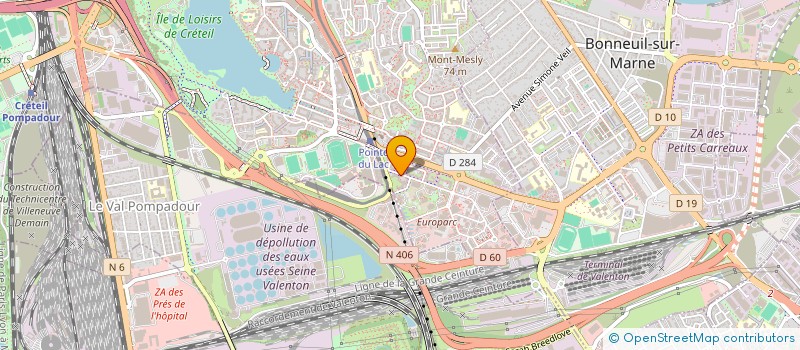 localisation de l'entreprise MONSIEUR YISHAKE YIERFAN  CRETEIL