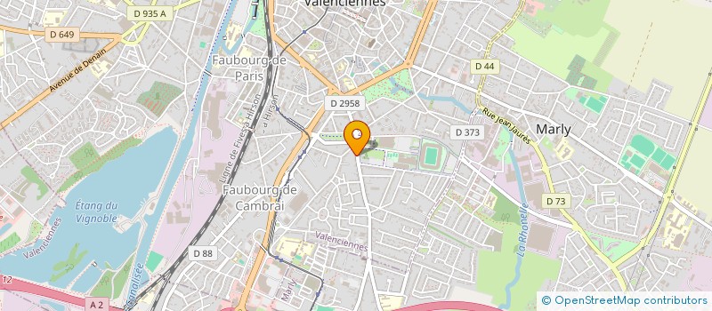 localisation de l'entreprise MONSIEUR YITING OU  VALENCIENNES