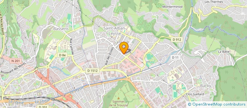 localisation de l'entreprise MONSIEUR YITZHAK PEILLEX  SAINT-ALBAN-LEYSSE