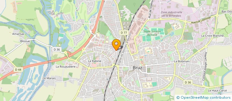 localisation de l'entreprise MONSIEUR YKRAM HAMADA  BRUZ