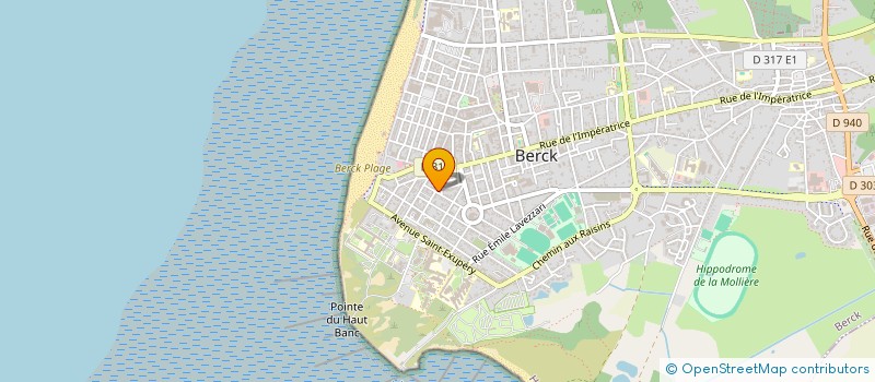 localisation de l'entreprise MONSIEUR YLAN BRIDENNE  BERCK