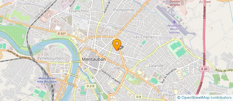 localisation de l'entreprise MONSIEUR YLAN DELOUVIER DAVIS  MONTAUBAN