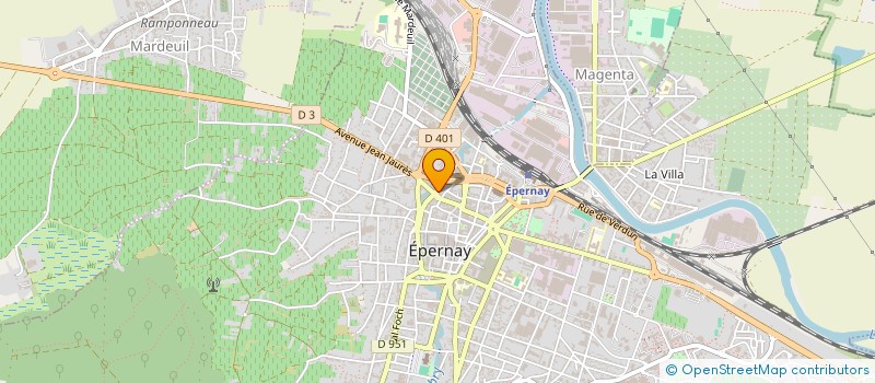 localisation de l'entreprise MONSIEUR YLAN DOR à EPERNAY