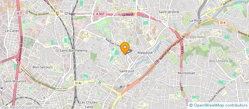 localisation de l'entreprise MONSIEUR YLAN REMADNIA  MARSEILLE