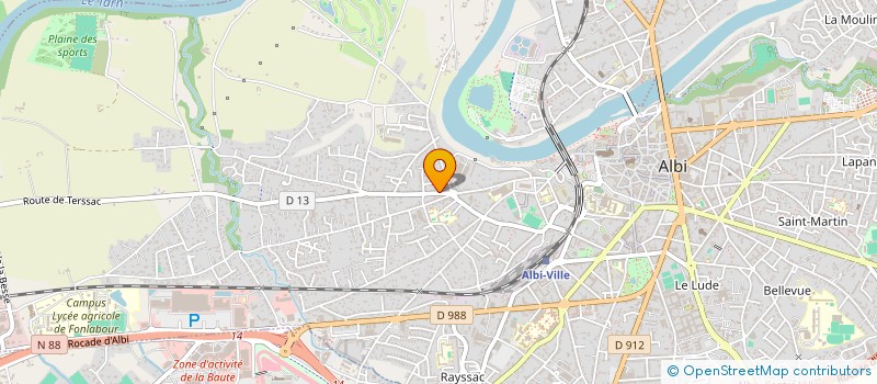 localisation de l'entreprise MONSIEUR YLAN VIGNAUX à ALBI