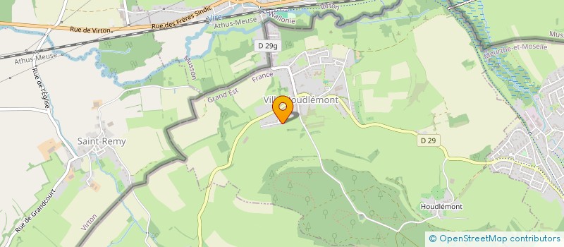 localisation de l'entreprise MONSIEUR YLAN WATRIN  VILLE-HOUDLEMONT