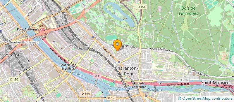 localisation de l'entreprise MONSIEUR YLANE ABBOU  CHARENTON-LE-PONT