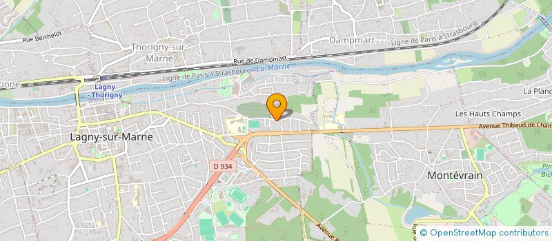 localisation de l'entreprise MONSIEUR YLANE OUANDJLI  LAGNY-SUR-MARNE