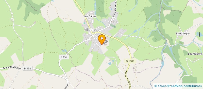 localisation de l'entreprise MONSIEUR YLANN EZZAHIR  VILLEBRET