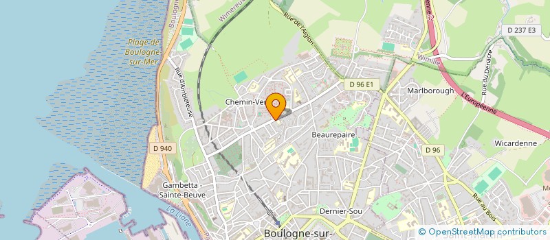 localisation de l'entreprise MONSIEUR YLANN ROSENBLATT  BOULOGNE-SUR-MER